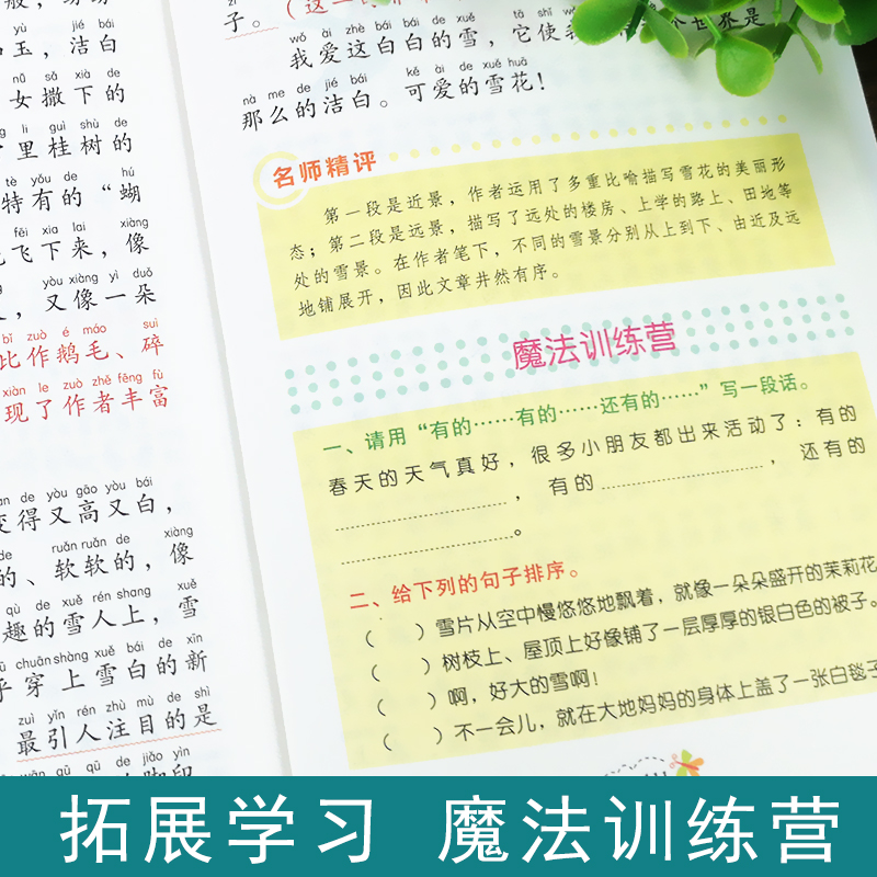 [正版]选3本15元小学生一段话作文 名校班主任推小学生语文荐阅读书系 注音彩图版小学生作文起步看图写话说话高清大图