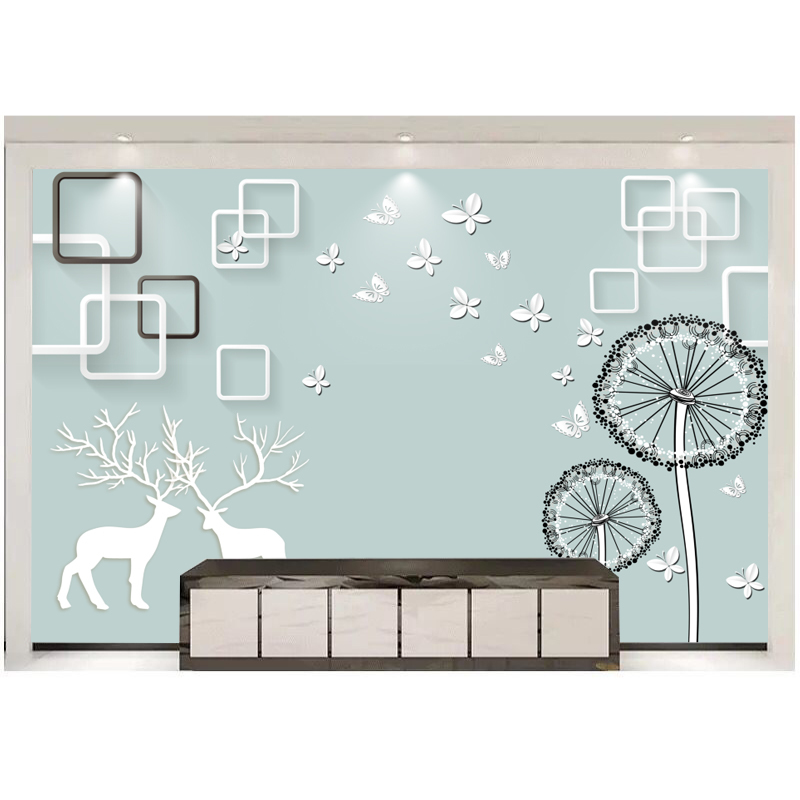 8d电视背景墙闪电客壁纸自粘3d立体墙贴客厅墙纸卧室墙画5d贴画墙布