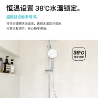 INAX 日本伊奈卫浴 新款恒温花洒套装 淋浴喷淋大喷头 恒温两出水