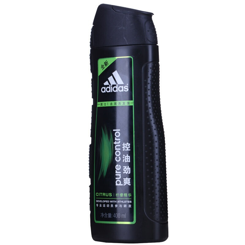 阿迪达斯(Adidas) 男士控油劲爽去屑洗发露 400ML*12