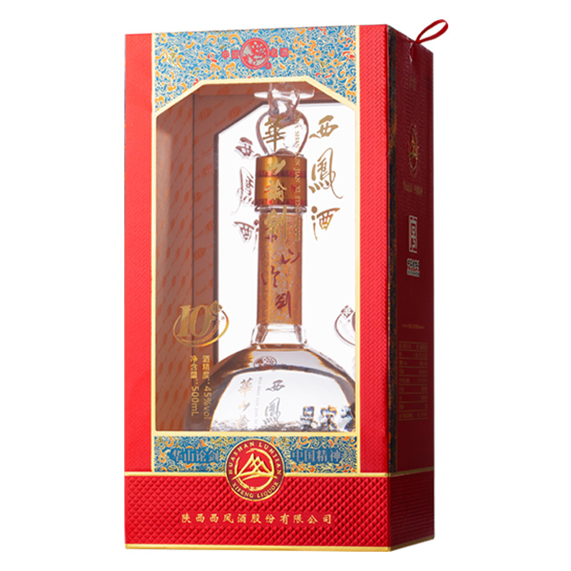 西凤 华山论剑10年 45度 500ml*6瓶 箱装 凤香型 白酒高清大图