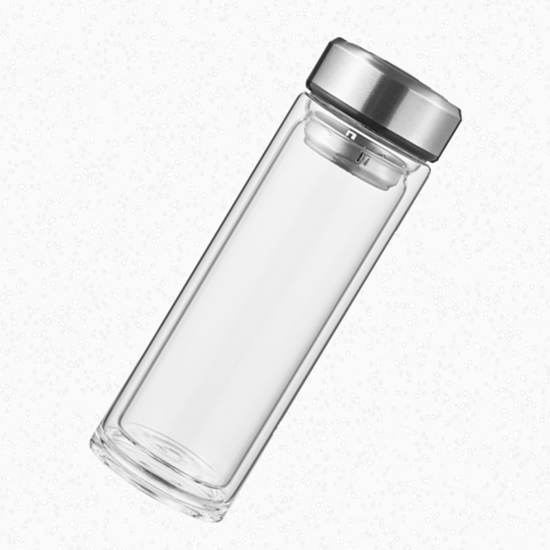中电鼎润 ZD350ML 双层玻璃水杯 (计价单位:个)本色高清大图