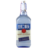 永丰北京二锅头 清香型白酒 出口型小方瓶蓝瓶42度 500ml *1瓶