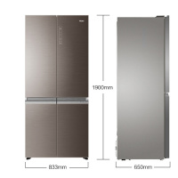 【二手99新】Haier/海尔BCD-501WDGR 501升十字对开门四门多门风冷变频电冰箱彩晶干湿分储智能杀菌