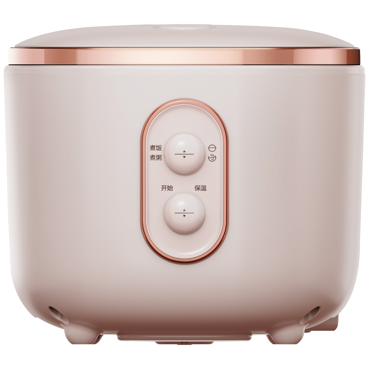 美的(Midea) 电饭煲3L 粉色一键开盖黑晶内胆 MB-AFB3010RJ ZH
