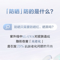 Lancome兰蔻UV小白管防晒霜50ml空气感隔离水漾轻薄清爽型SPF50