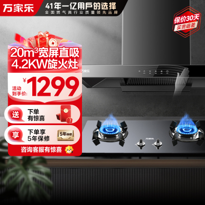 万家乐烟灶套装AT051+KA031B（天然气）