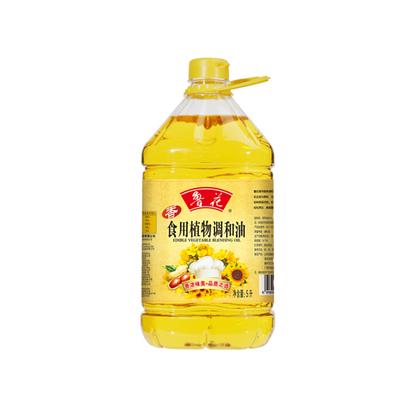 鲁花食用植物调和油(菜籽油为主) 5L