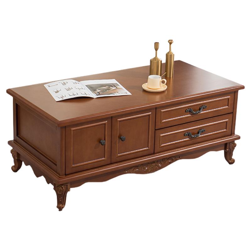 芙首泰实木茶几1000*600*510mm张高清大图