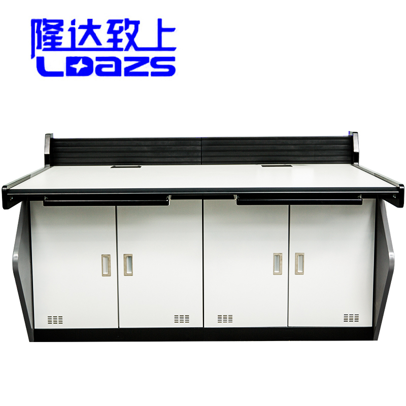 隆达致上LD159-1监控操作台机柜监控中心机房安防电脑监控台调度台接警台指挥席工作台桌工位定制做 单一联