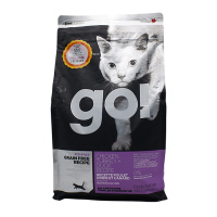 Petcurean Go! go猫粮 加拿大进口无谷九种肉全猫粮健康无限系列宠物粮4磅/1.81KG