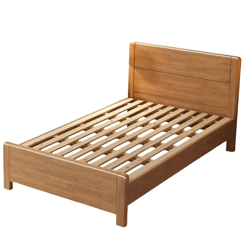 鑫木樽床+床垫+床头柜120*200*98.5cm套高清大图