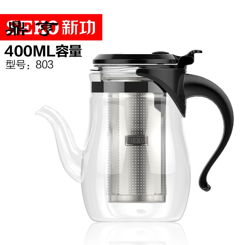 鼎亨耐热飘逸杯泡茶壶不锈钢/pc/玻璃内胆杯沏茶壶