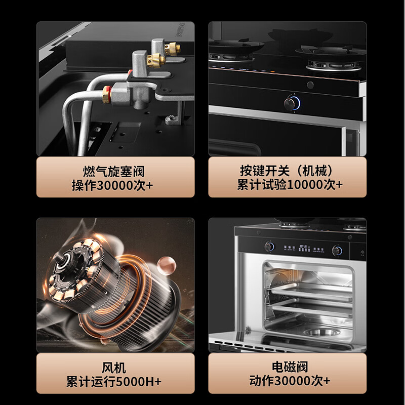 [新品]美大(MEIDA)集成灶 S9-ZK(MD1TZK)蒸烤集成一体灶 语音声控 大吸力抽油烟机 (天然气)高清大图