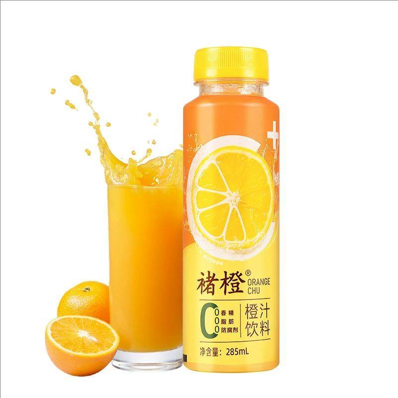 褚橙 橙汁礼盒 285ml*12瓶 箱高清大图