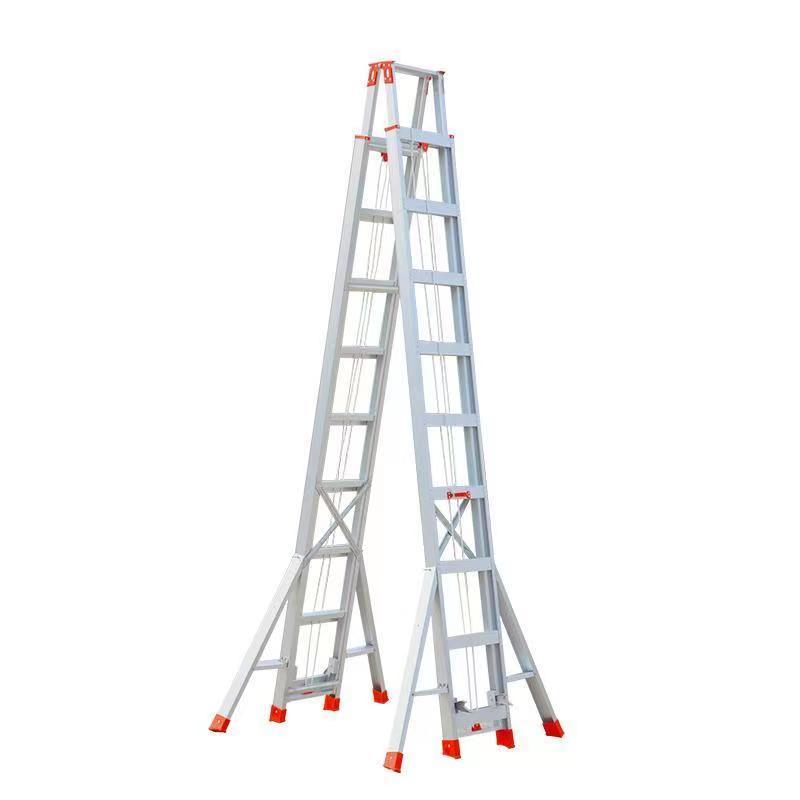 茉冉 铝合金升降人字梯 5米/架