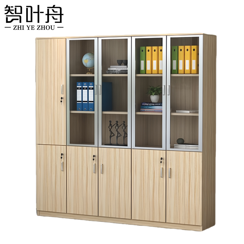 智叶舟办公资料柜五门200*40*200cm台高清大图