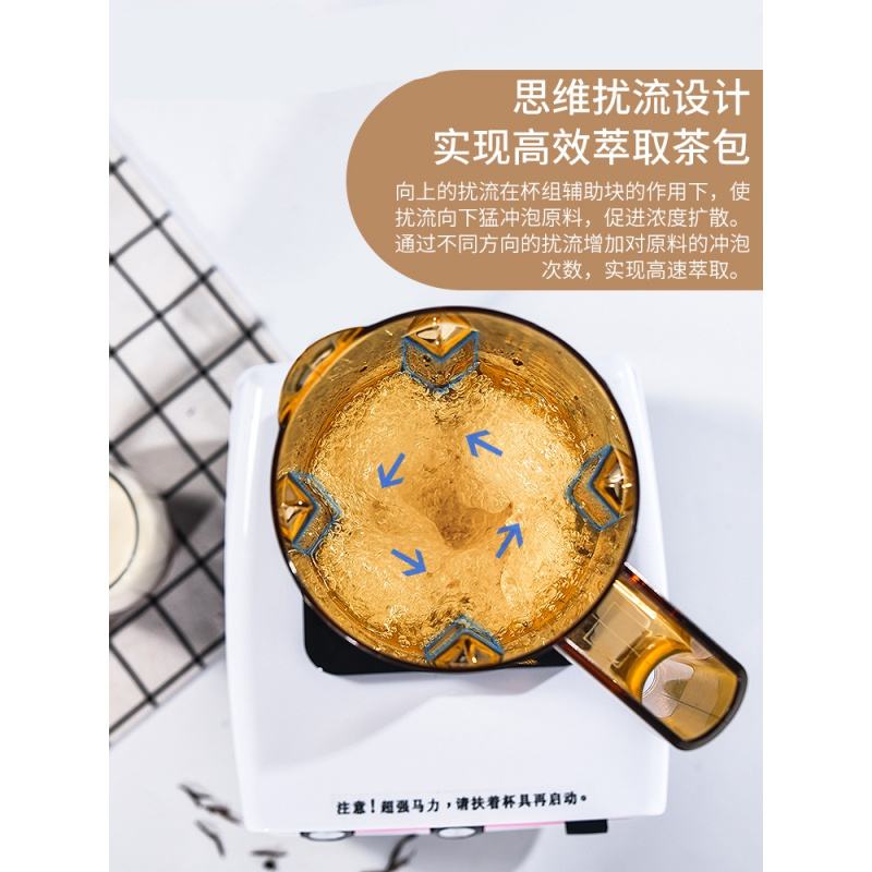 萃茶机奶茶店商用沙冰机纳丽雅(Naliya)全自动奶昔搅拌机榨汁机刨冰机 白色 冰沙杯