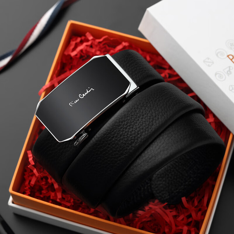 皮尔卡丹(pierre cardin)新款休闲男式自动扣皮带W9C8030118-BYA 黑色