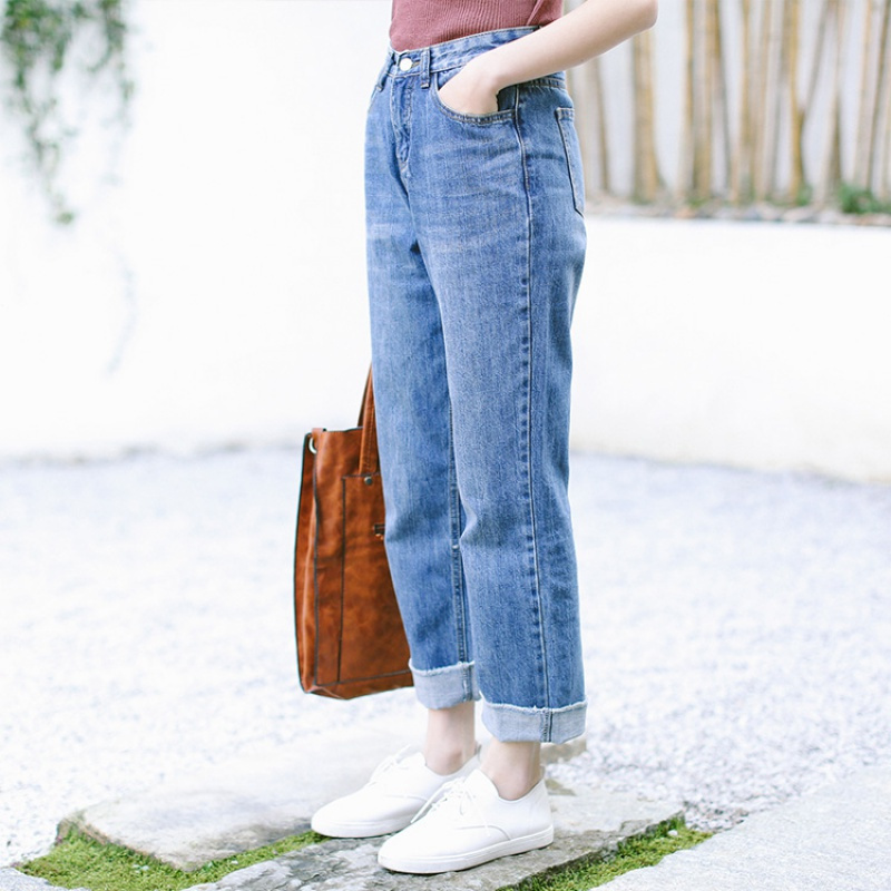 依岚胜语女士牛仔裤