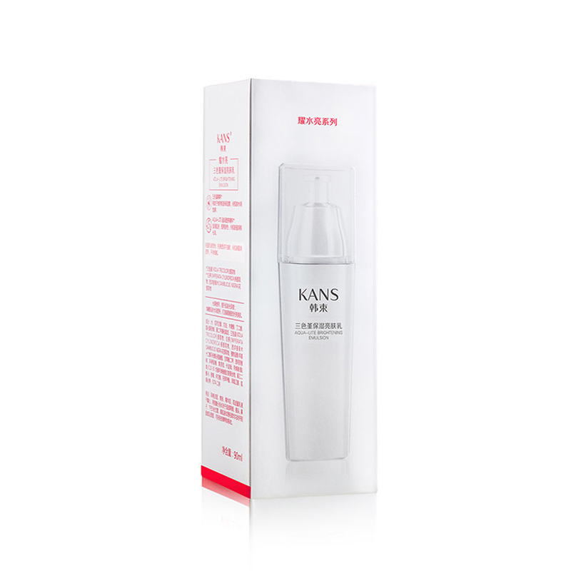 韩束(Kans)耀水亮三色堇保湿补水亮肤乳身体乳90ml 肌底保湿倍润 男女