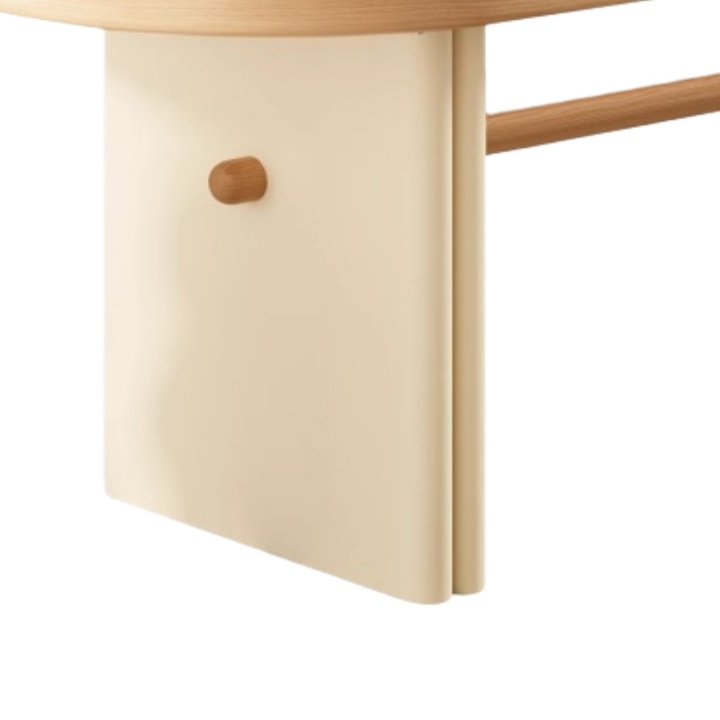 豫龙都 椭圆实木餐桌 1.6米 张高清大图