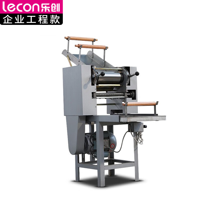 乐创(lecon)压面机60型挂面机不锈钢轧面条机LC-J-MT60
