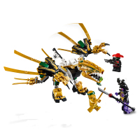 LEGO乐高 Ninjago幻影忍者系列 幻影忍者黄金飞龙70666 积木玩具