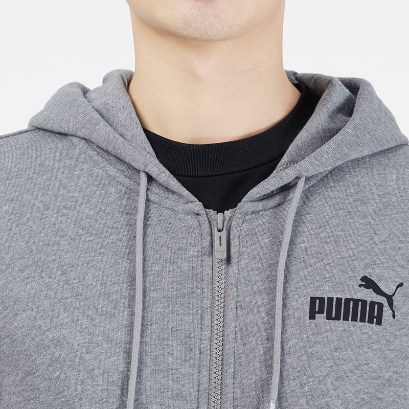 彪马(puma)外套男2023春季新款上衣运动服透气连帽帅气单层休闲夹克