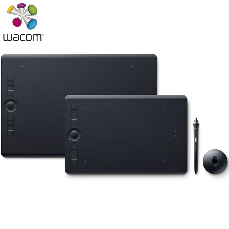 和冠 Wacom 影拓Pro PTH-660/K0-F数位板 绘画板 8192级压感 电磁压感式 蓝牙/USB2.0 黑