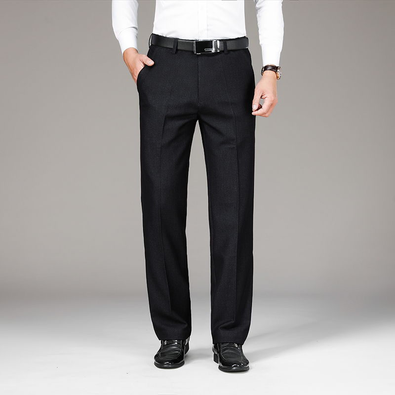 金盾(kin don)冬天厚款休闲裤男士直筒长裤子宽松弹力青年男装大码