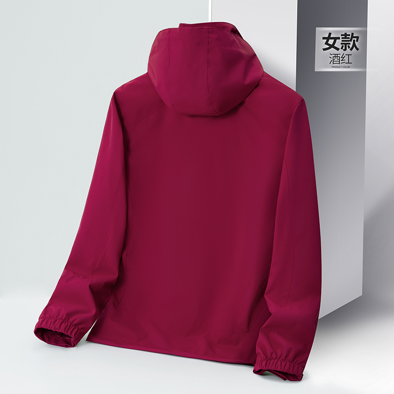 渔人船长大码情侣款冲锋衣男女三合一防风保暖可拆卸拼色两件套登山服外套高清大图