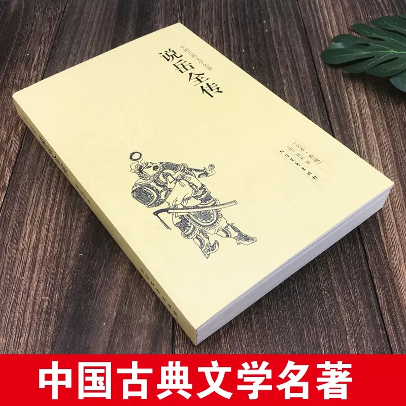 [醉染正版]说岳全传原版原著钱彩 岳飞全传正版中国古典小说书籍明清小说岳飞传记足本珍藏 北方文艺出版社高清大图