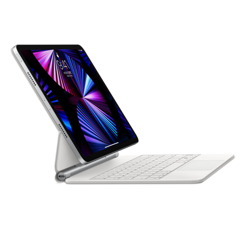 Apple 11 英寸 iPad Pro 和 iPad Air 平板电脑键盘 妙控键盘 中文(拼音) 白色