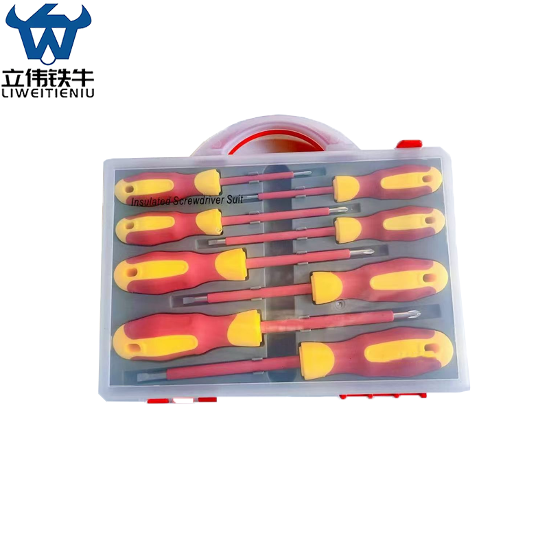 立伟铁牛500v绝缘螺丝刀八件套/套高清大图