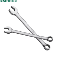 世达(SATA) 全抛光两用扳手 梅花开口扳手 27MM 40221 (单位:把)