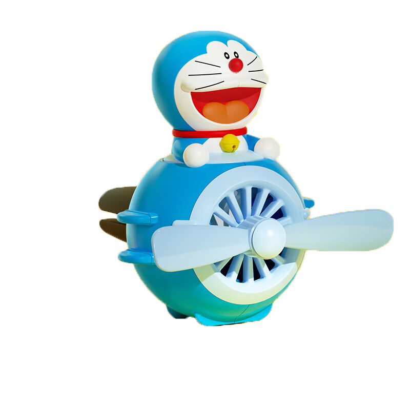 洛克哆啦a梦小飞机车载出风口香薰蓝色视频