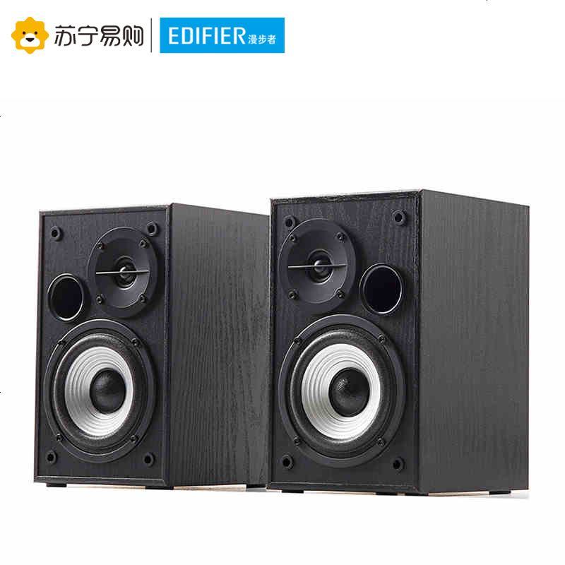 Edifier/漫步者 R980T 音箱木质低音炮台式2.0声道多媒体音响 黑色 台式电脑音箱高清大图