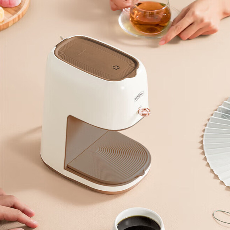 康佳咖啡机250ml茶咖两用一键操作美式KKFJ-2501M高清大图