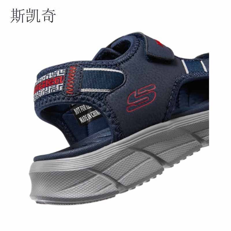 斯凯奇 男户外凉鞋拖鞋 237286-NVGY7 双