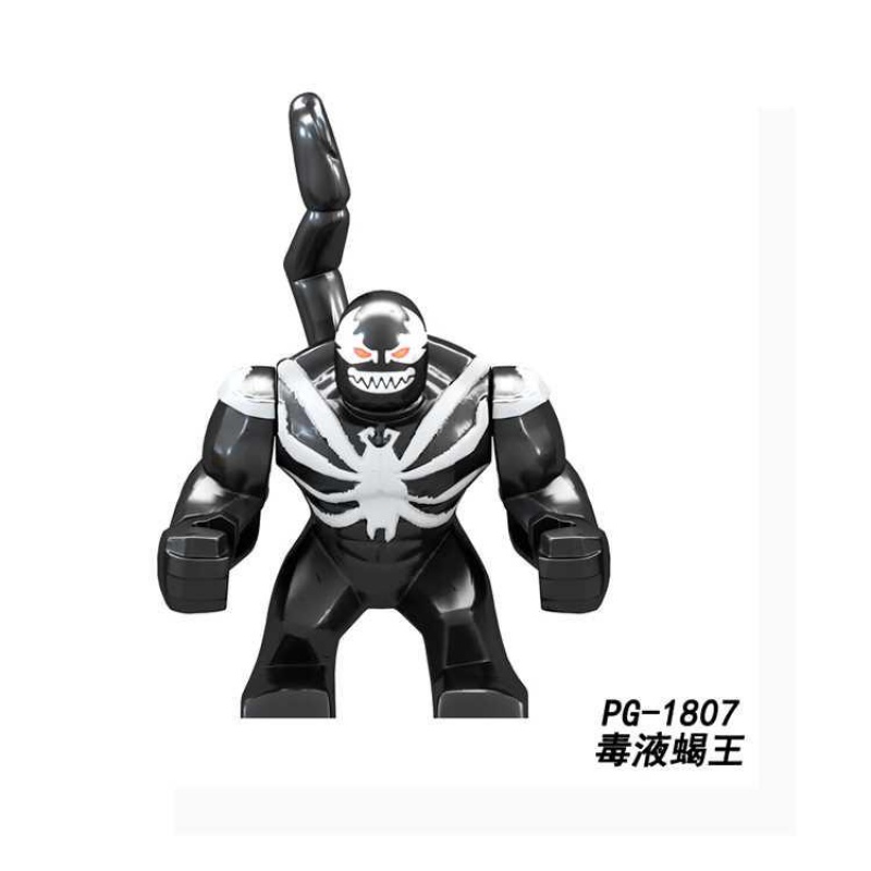 新年超级英雄复仇者联盟钢铁侠反浩克绿巨人毒液人仔拼插积木 pg1807