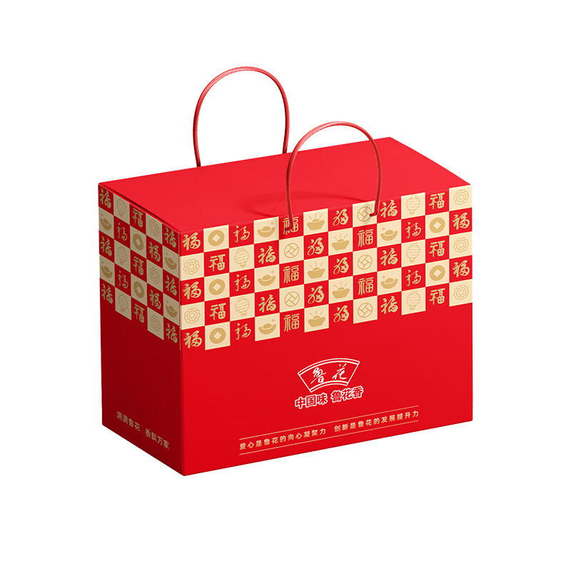 鲁花 瑞气盈门礼盒E(单位:件)高清大图