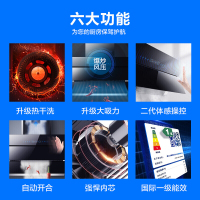 【闪电发货】森太（SETIR） 抽油烟机侧吸式脱排自动清洗吸油烟机大吸力家用抽烟机 二代体感 自动洗