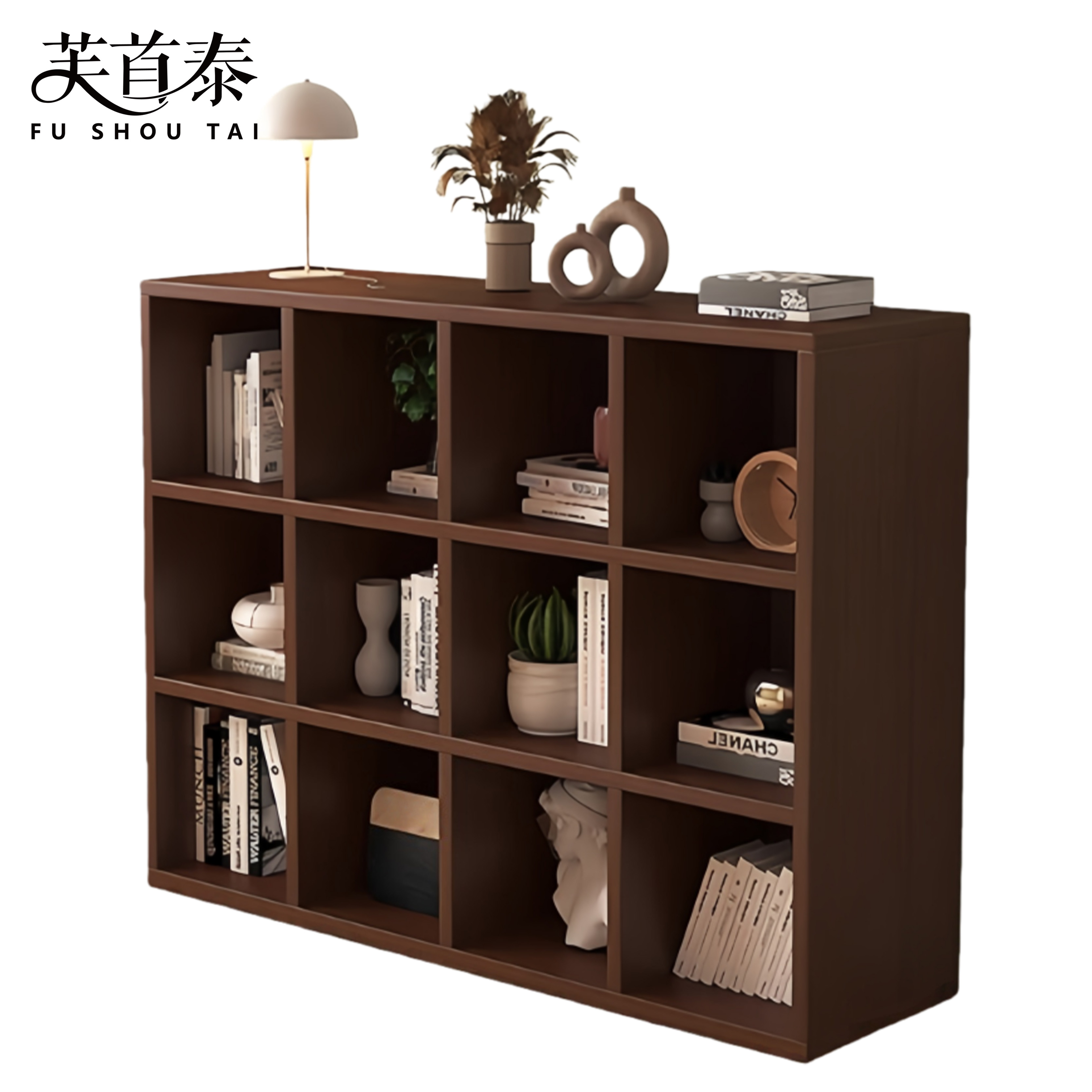 芙首泰书柜三层1200*240*970mm个高清大图