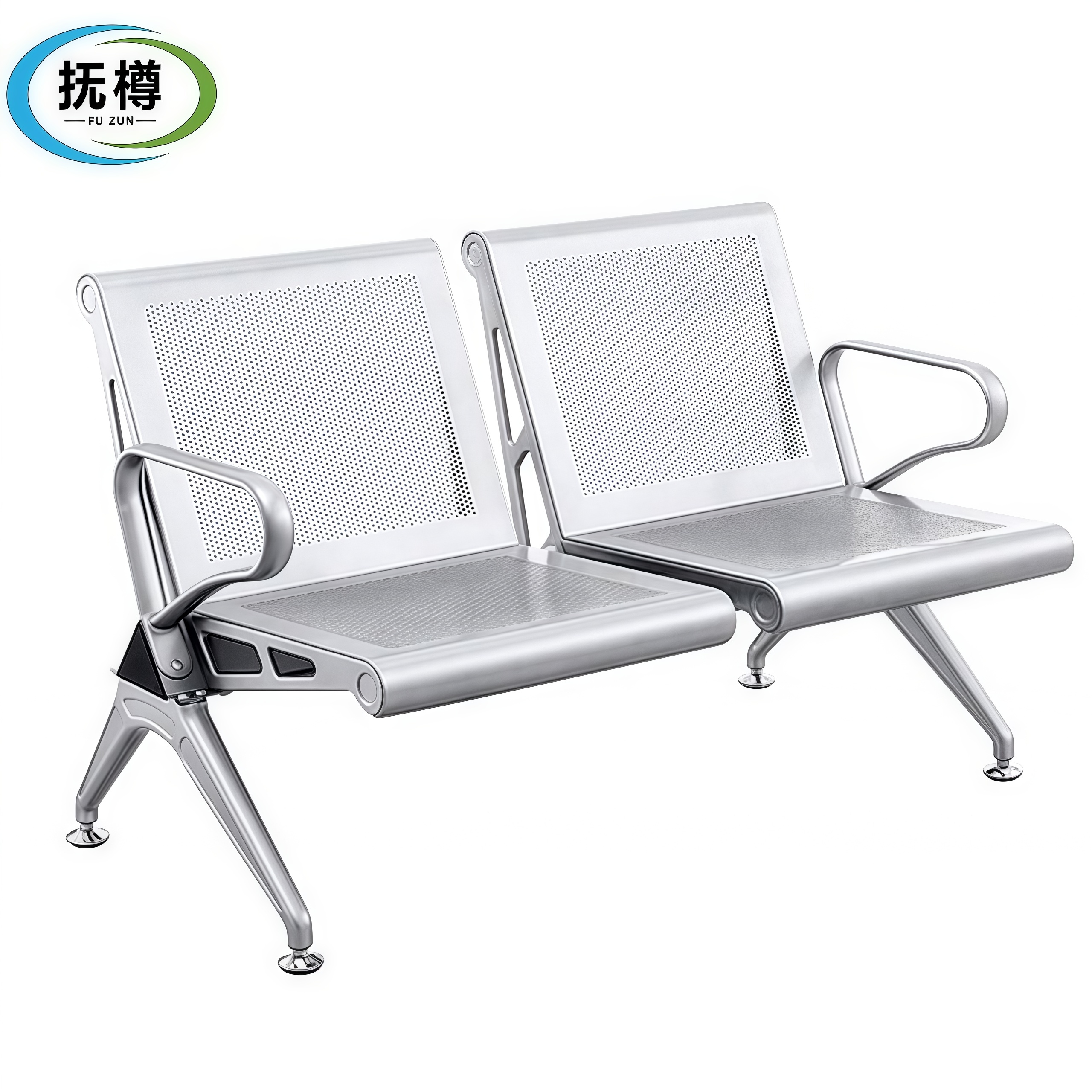 抚樽候车椅五人位高清大图