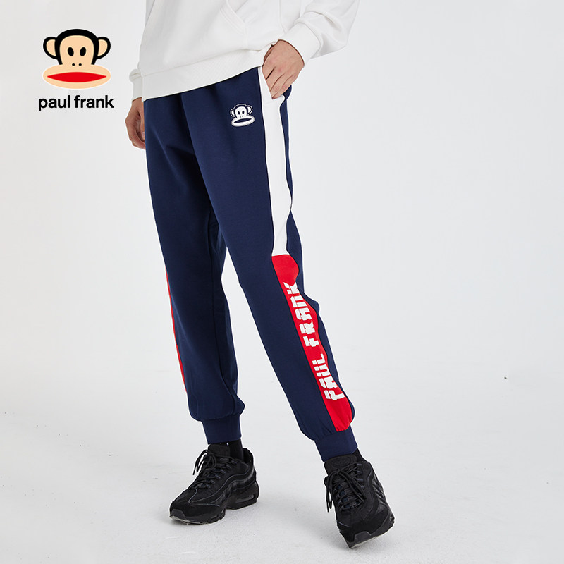 大嘴猴裤子男秋冬2020秋季新款工装裤运动裤男装修身