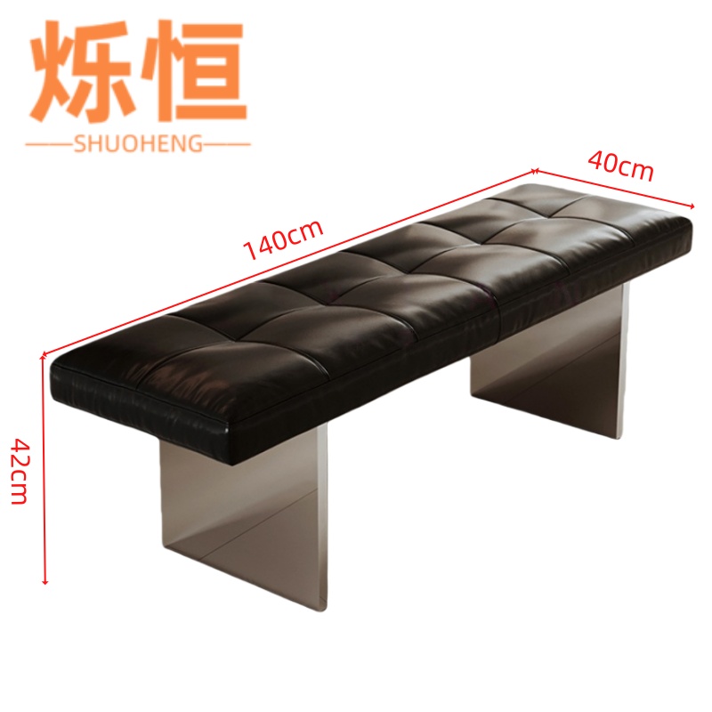烁恒长条凳100cm高清大图