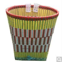 芷尧背篓竹编背篼农家用成人买菜塑料大号筐手工编织道具背箩筐篓四川 全塑料钢化背篓42*43绿色大号