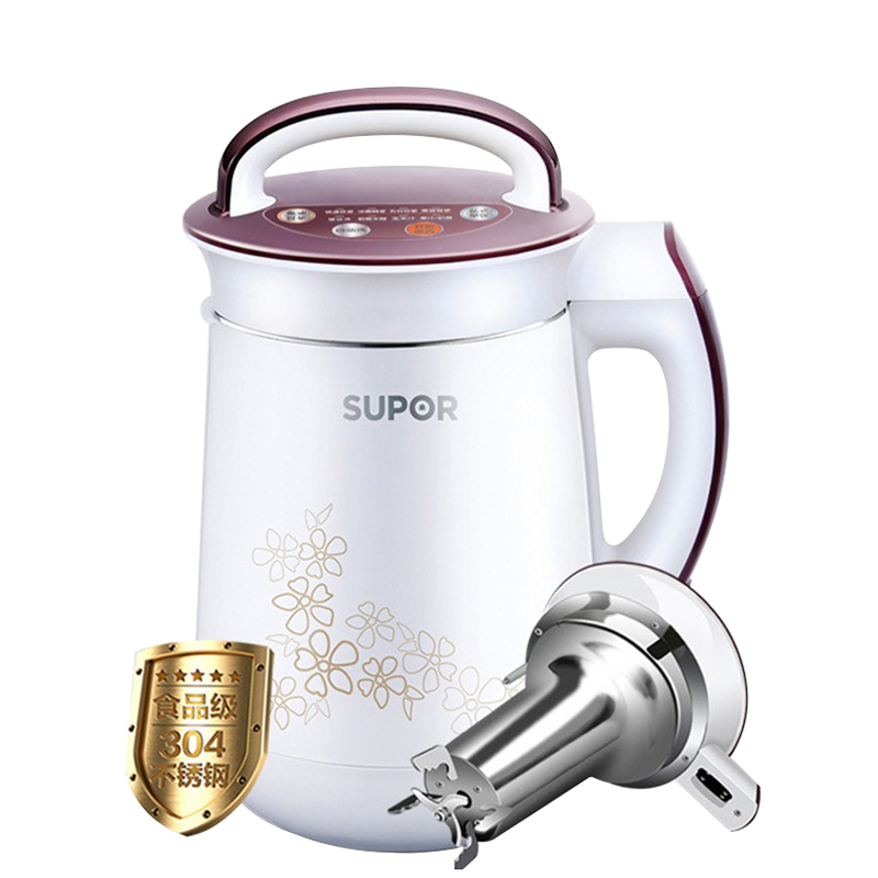苏泊尔(SUPOR)1.2L多功能全自动高速破壁无渣豆浆机 DJ12B-Y58E 全钢无网免过滤 多功能密闭熬煮 可保温高清大图