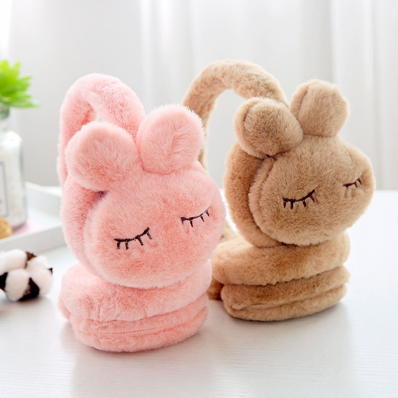 热卖男女魅扣毛绒可爱卡通耳罩保暖儿童耳套情侣冬天护耳套